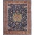 Navy Blue 1970s Old Persian Tabriz Masterpiece Rug 9’8″ X 12’0″ For Sale - Image 8 of 8