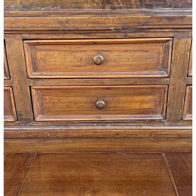 Wood 17th Century Italian Chest of Drawers with Secretary For Sale - Image 7 of 18