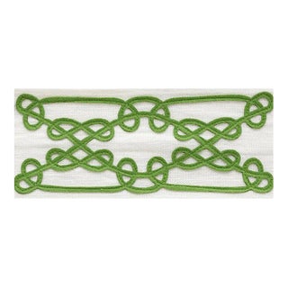 Sample - Schumacher Ormond Tape in Green For Sale