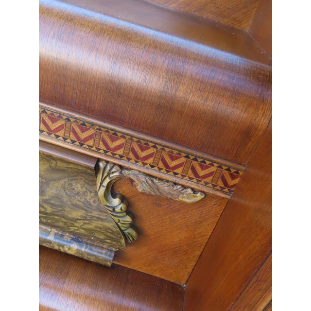 1920s Art Deco Water Fall Inlay Vanity Makeup Table 6300 For Sale - Image 15 of 18