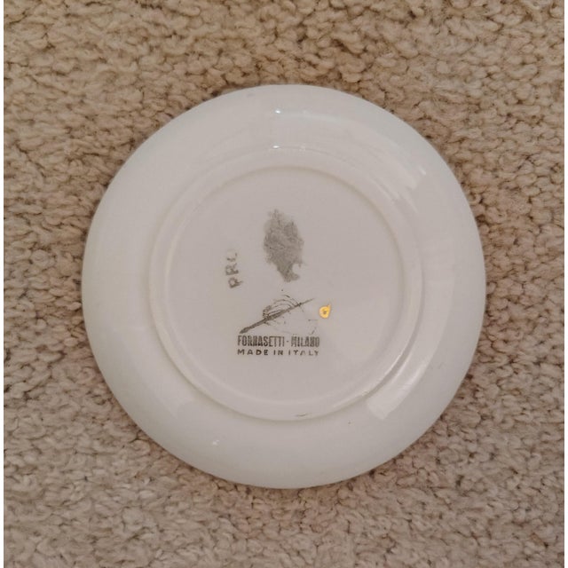 Gold 1950s Piero Fornasetti Profili Romani Coaster For Sale - Image 8 of 8