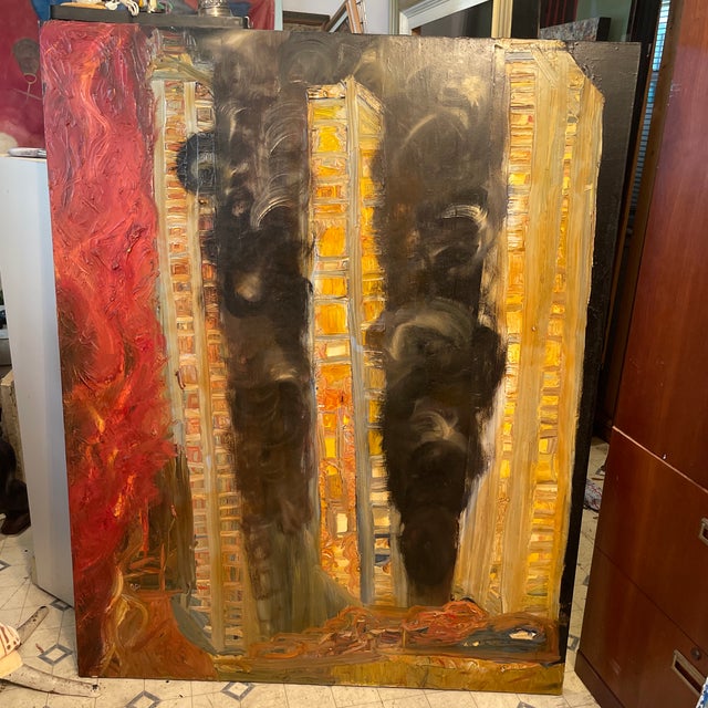 Omg Dubai Uae Middle East 2026 #1 by Wilbert Sneed , Contemporary Expressionist, Unframed (Frame Extra Plus Extra Shipping For Sale In Jacksonville, FL - Image 6 of 9