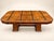Brown Art Deco Extendable Table Walnut Burl Veneer and Chrome-Plated Metal, 1930s For Sale - Image 8 of 8