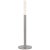 Kelly Wearstler by Visual Comfort Signature Rousseau 20" Table Lamp in Polished Nickel with Etched Crystal For Sale