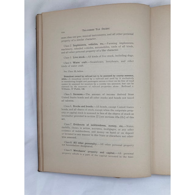 Paper 1907 Antique Legal Volume For Sale - Image 7 of 7