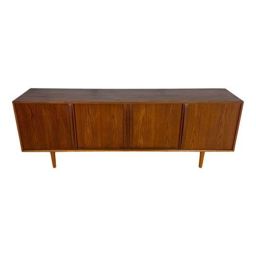 Mid-Century Modern Sideboard in Teak by Ante Scorrevoli, 1960s For Sale