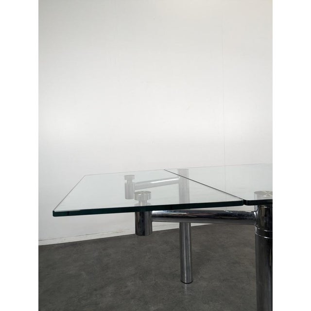 Extendable Coffee Table in Glass and Chrome For Sale - Image 9 of 14