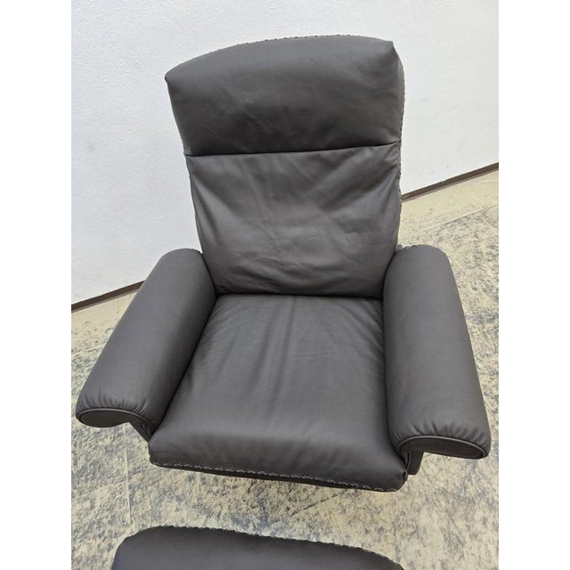 DS 31 Armchair with Stool from De Sede For Sale - Image 12 of 17