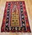Antique Turkish Kilim, Handwoven Wool, Prayer Pattern, Pale Yellow & Red, 4x5 For Sale - Image 4 of 12