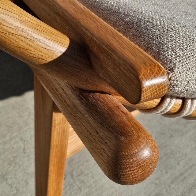Hans Wegner Outdoor Mayan Sunset Rope Chair For Sale - Image 4 of 18