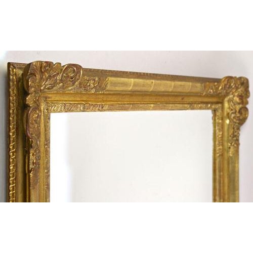 Antique Austrian Gilt Biedermeier Wall Mirror, 1850 For Sale - Image 4 of 18
