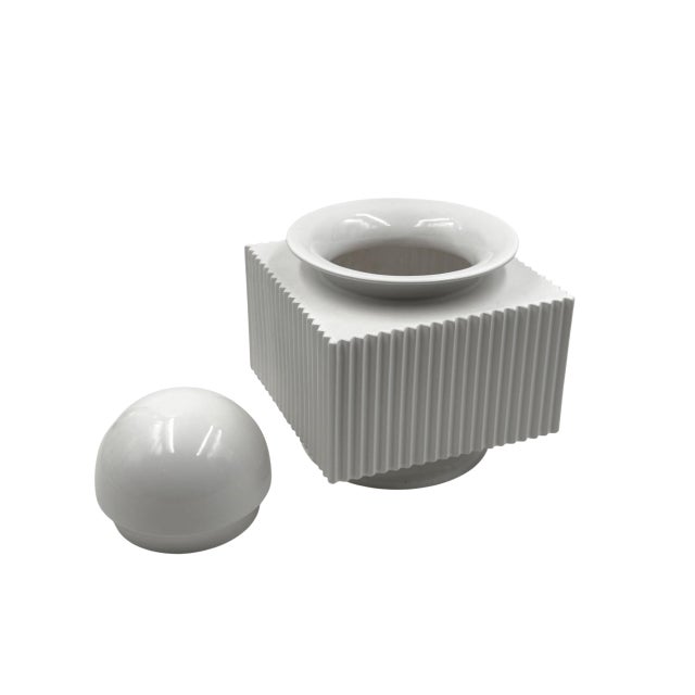 Sergio Asti, Postmodern White Ceramic Vase, Cedit Italy 1970s For Sale - Image 14 of 18