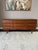 Mid-Century Modern Vintage 1950s Mid Century 9-Drawer Walnut Lowboy Dresser by Stanley For Sale - Image 3 of 12