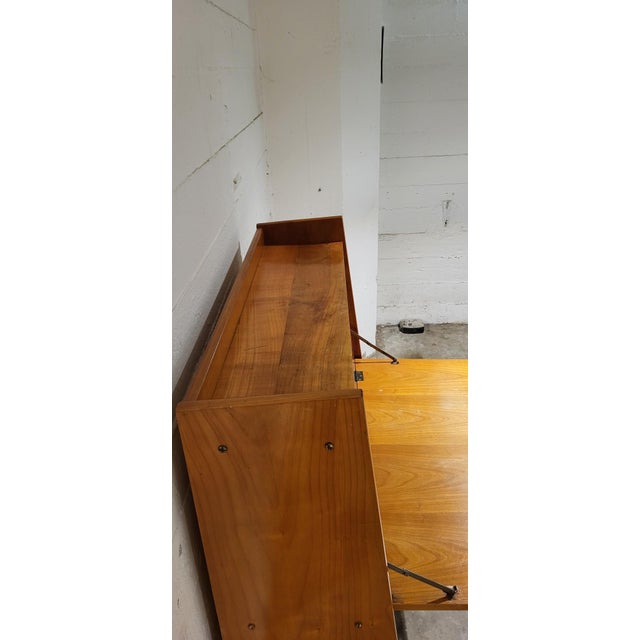Vintage Secretaire with Desk Function, 1950s For Sale - Image 9 of 12