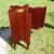 Burgundy Vintage French Vernis Martin Style Hand Painted Music Cabinet Record Stand For Sale - Image 8 of 16