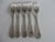 1909 Antique Dinner Forks Rogers Silver Plate Beauty Pattern - Set of 5 For Sale - Image 4 of 9