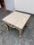 Schnadig Fine Furniture French Provincial Carved Wood + Marble Side Table For Sale - Image 11 of 12