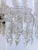 Glass 1980s Crystal Wall Sconces With Spear Crystals - A Pair For Sale - Image 7 of 13