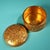 Traditional Vintage Gilt Bronze Round Trinket Box With Figural Scene For Sale - Image 3 of 7