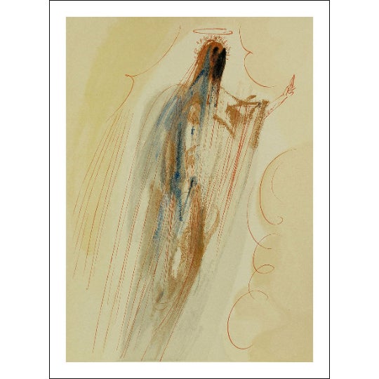 Artist: Salvador Dali Country: Spain Title: Paradise 29 – The creation of angels Medium: Original Woodcut Marks: Not...