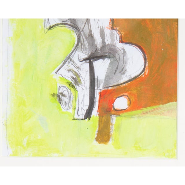 Abstract Mixed Media Painting by James L. Bruch For Sale - Image 4 of 7