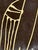 Late 20th Century Hand Painted Ceramic Platters + Stands, Set of Three For Sale - Image 10 of 12