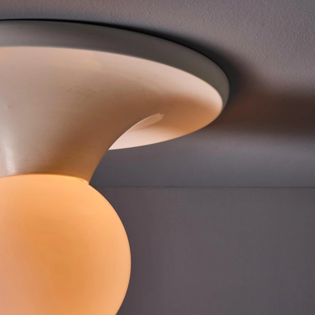 White 1960s Flos Achille & Pier Giacomo Castiglioni White 'Light Ball' Ceiling Lamp For Sale - Image 8 of 13