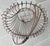 Circa 1980 Nicely-Sized Victorian-Style Steel Wirework Planter Basket & Forged Steel Stand – 2 Pieces For Sale - Image 12 of 18