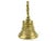 Unique solid gold brass dinner bell. It is great piece as decorative accent or a beautiful dinner bell to charm and...