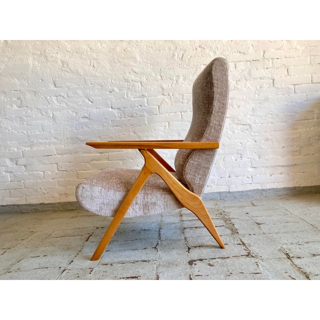 Reclining Armchair 50 by Antonio Gorgone, 1950s For Sale - Image 4 of 13