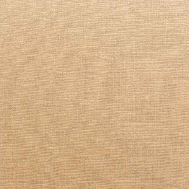 Yellow Panoplie Iron Loop Stool, Yellow Linen For Sale - Image 8 of 11