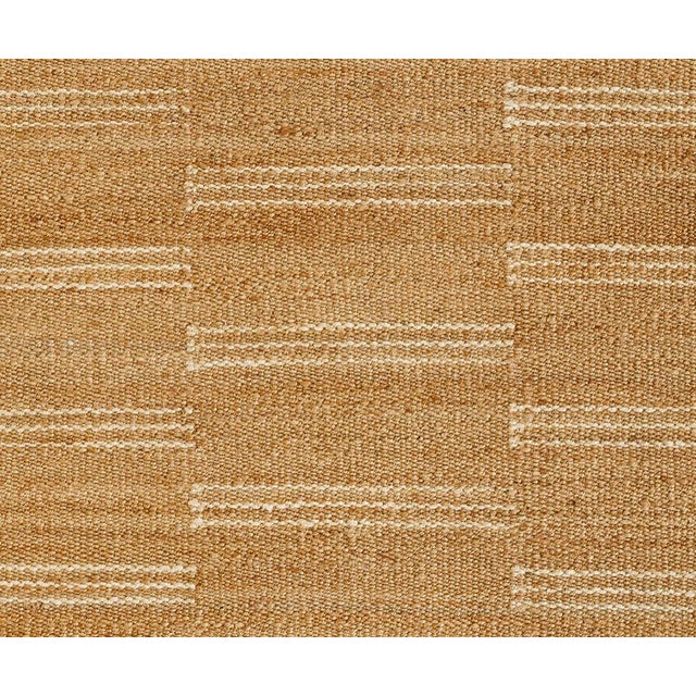 Textile Erin Gates by Momeni Crescent Broken White Stripe Natural Hand Woven Jute Area Rug 10' X 14' For Sale - Image 7 of 10