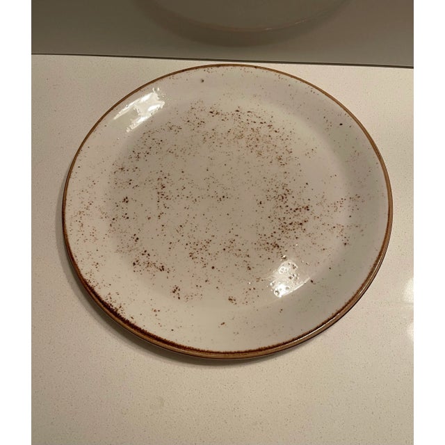 Contemporary Late 20th Century Steelite Performance Coupe Craft White Dinner Plate, England For Sale - Image 3 of 7