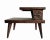 Wood Mid Century Hand Hammered Copper Side Table For Sale - Image 7 of 7