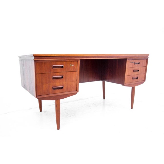 1960s Danish Desk in Teak, 1960s For Sale - Image 5 of 13