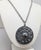 Mid-Century Modern Vintage 1970s Signed Napier Silvertone Round Horoscope Pendant Necklace For Sale - Image 3 of 18
