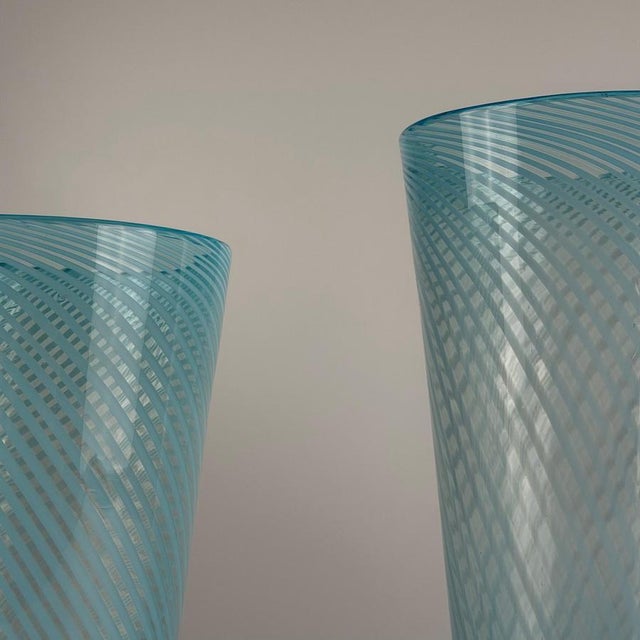 Murano Glass Vases by Gio Ponti, Italy, 1970s, Set of 2 For Sale - Image 10 of 12