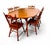 English 1950s Tell City Andover Maple Extension Dining Table Set 6 Chairs For Sale - Image 3 of 11