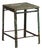 Antique Industrial Stool in Pine Wood and Iron, Central Europe, 1950 For Sale