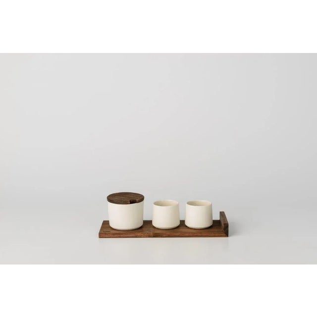 Tray characterized by small size. The essentiality of the form is functional to its use; The material is the national...