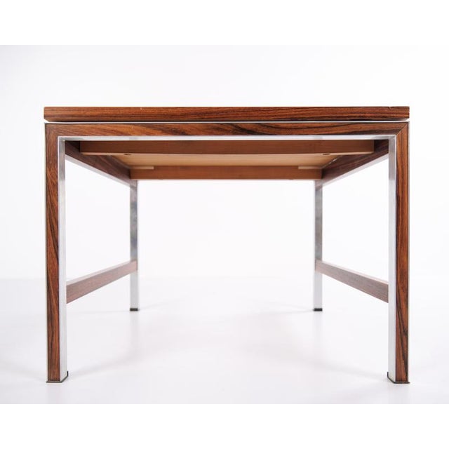 Side Table in Rosewood and Aluminium, 1960s For Sale - Image 9 of 10