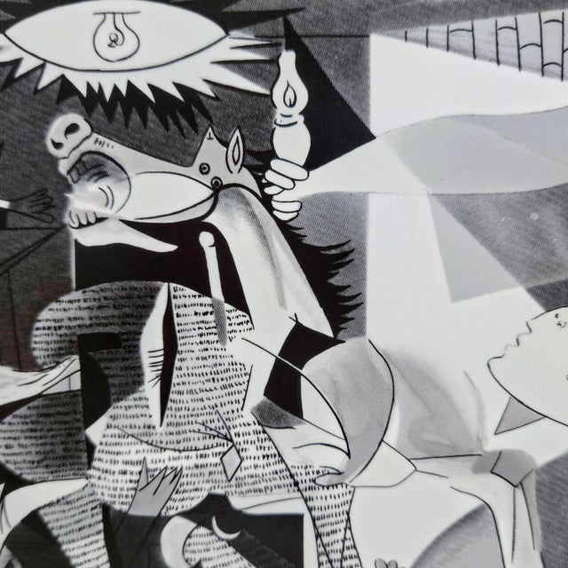 Vintage Picasso ‘Guernica’ Ceramic Tile Wall Plaque, Made in Spain For Sale In Dallas - Image 6 of 10