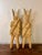 Late 20th Century Vintage Hand Carved Wooden Rabbit Wall Hooks, Coat Rack, Pair, Philippines For Sale - Image 5 of 9