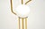 Vintage Italian Brass and Opaline Glass Floor Lamp from Goffredo Reggiani, 1970s For Sale - Image 6 of 8