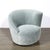 Pair of Powder Blue Mohair Velvet Swiveling "Nautilus" Chairs by Vladimir Kagan For Sale - Image 12 of 15