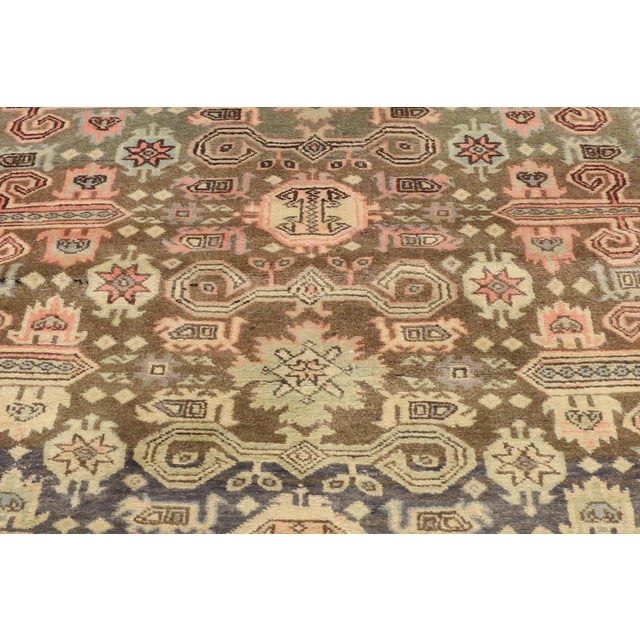 Vintage Persian Azerbaijan Rug, 04’00 X 08’10 For Sale In Dallas - Image 6 of 10