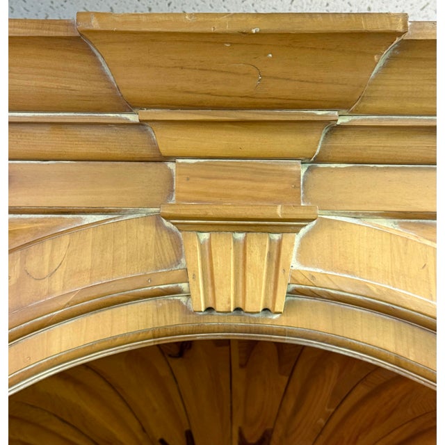 1990s Harden Scrubbed Pine Shell Carved Corner Cabinets - A Pair For Sale - Image 5 of 12
