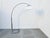 Mid-Century Arch Floor Lamp in Chrome and White from Gebrüder Cosack, 1970s For Sale - Image 17 of 18