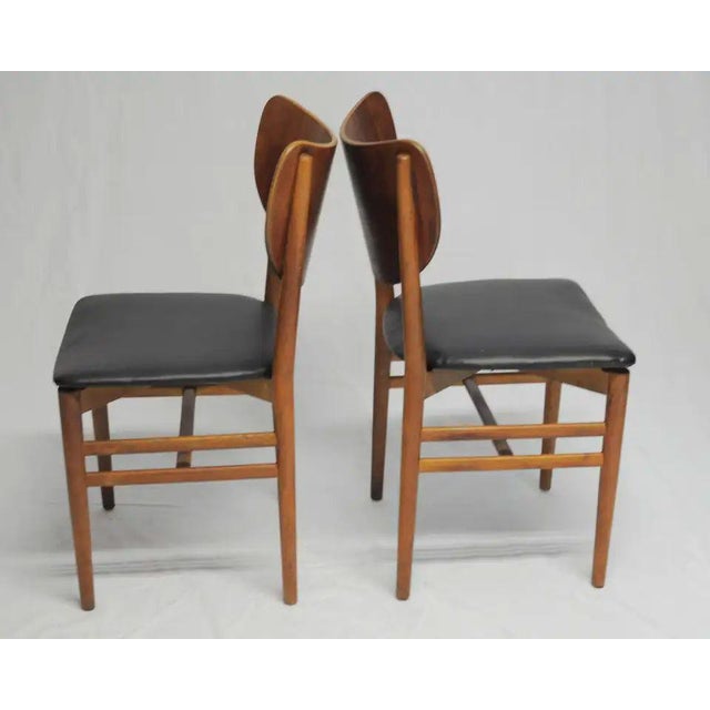 Danish Dining Chairs by Niels and Eva Koppel, 1950s, Set of 12 For Sale - Image 3 of 11