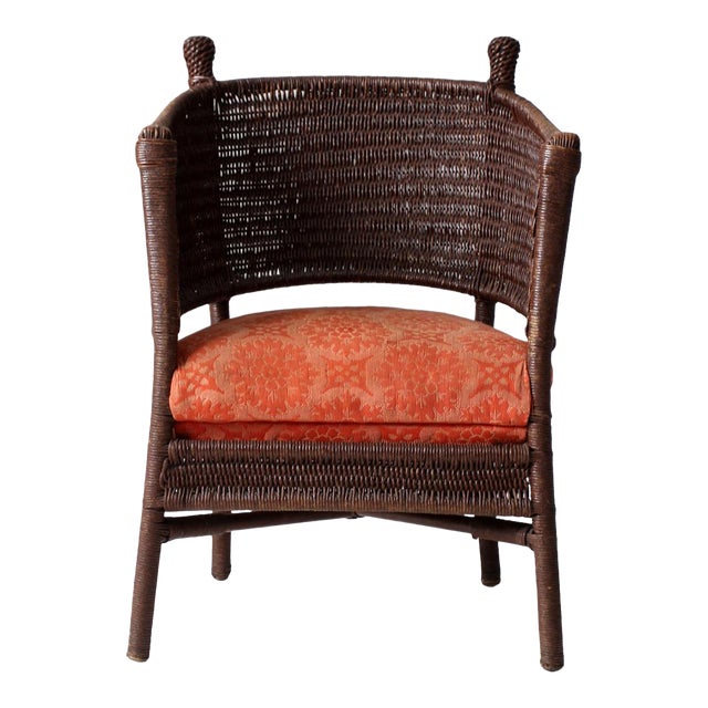 Antique Karpen Brothers Wicker Chair Chairish